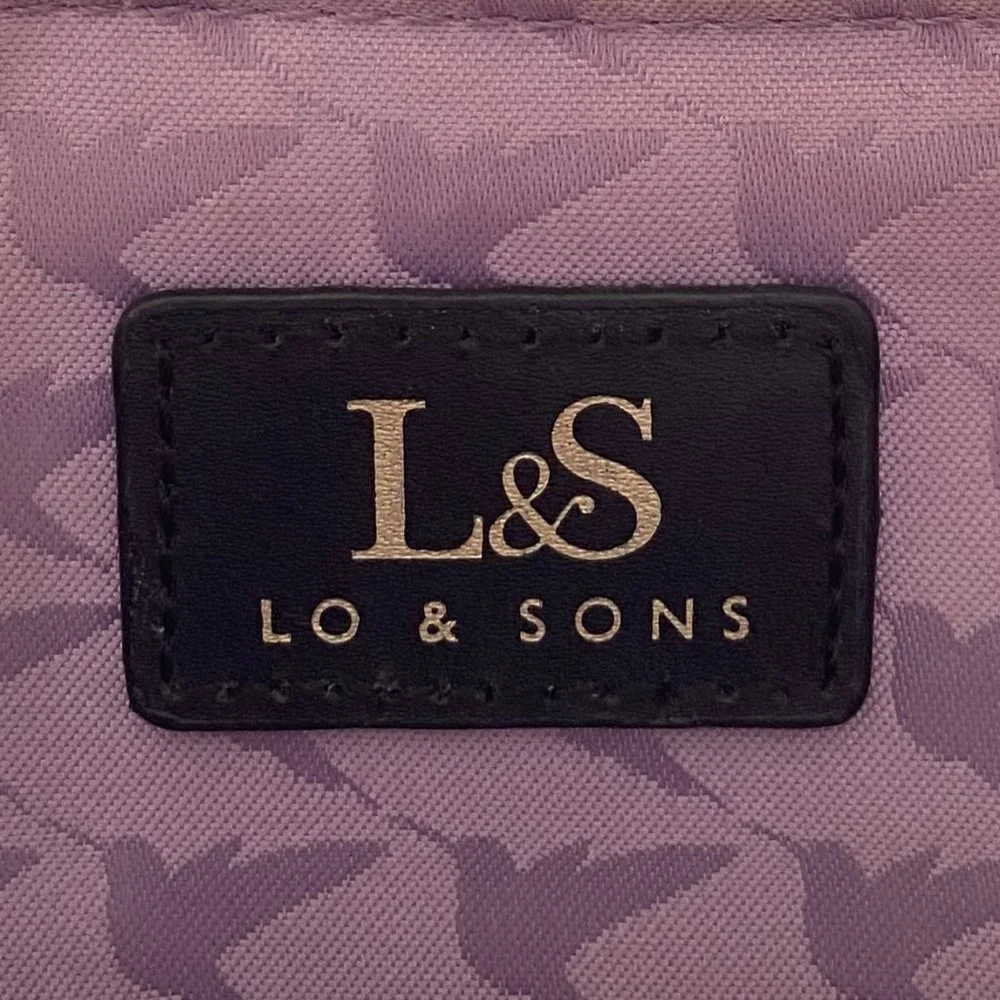 Lo & Sons Black Laptop Travel Bag